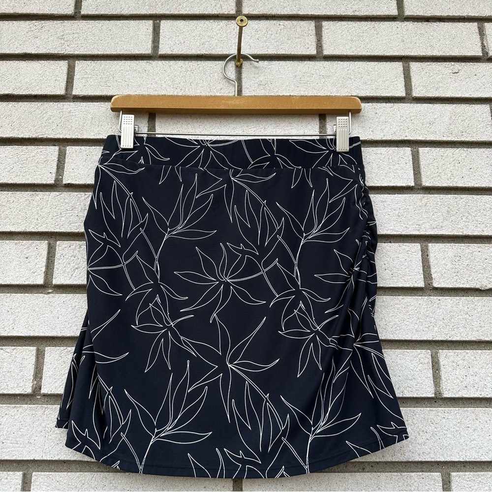 Carve Designs Suzanne Swim Beach Skirt South Point Black White Print - Picture 5 of 8